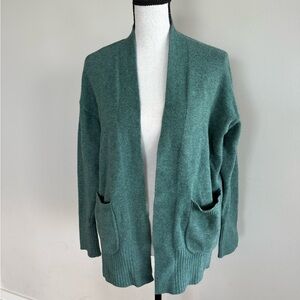 a new day Teal Open-Front Cardigan